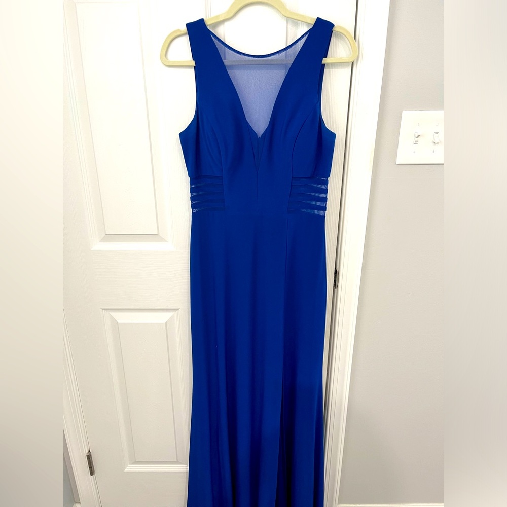 Morgan & Co. Blue Formal Dress